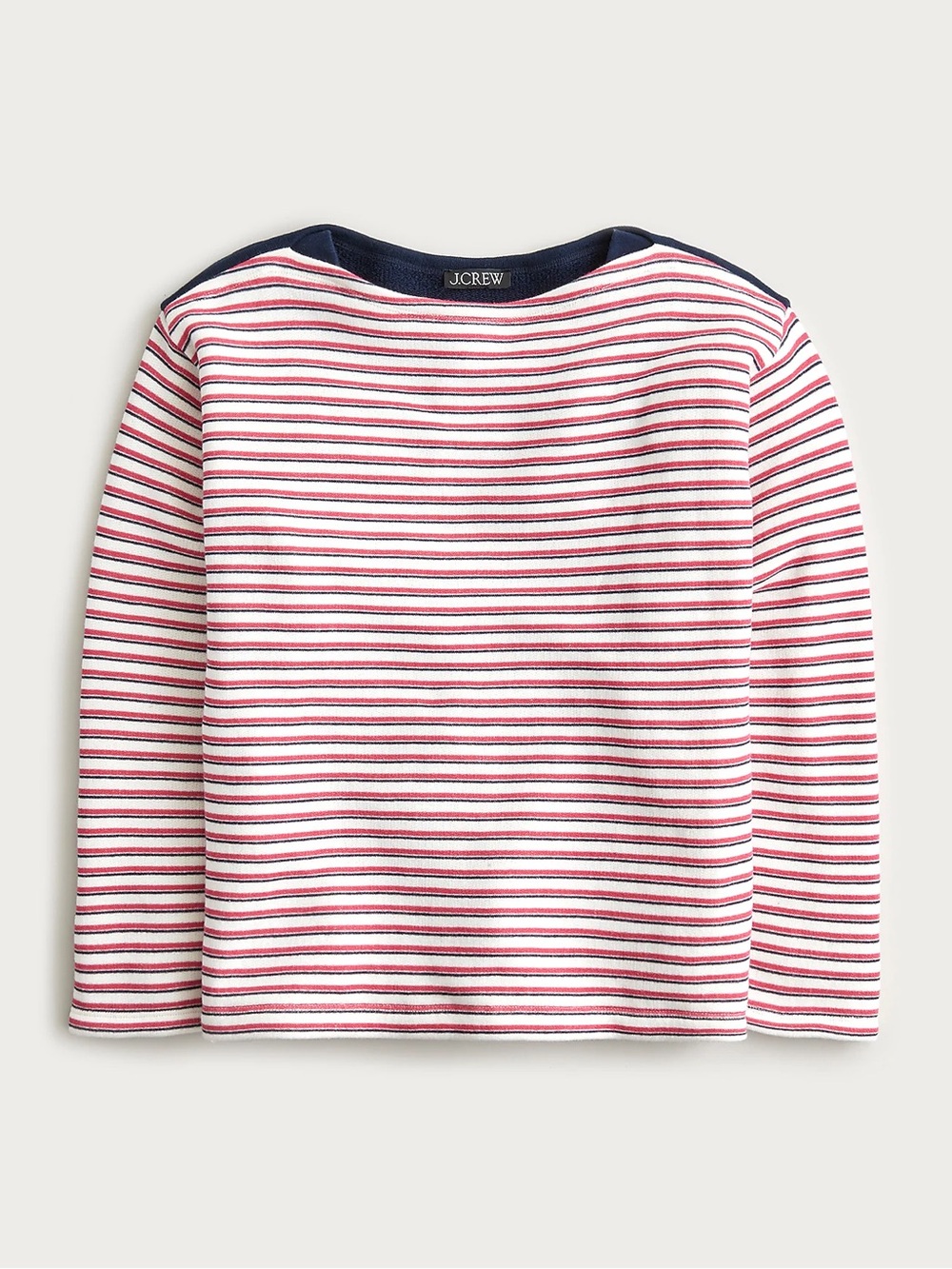 J. Crew Heritage terry boatneck sweatshirt